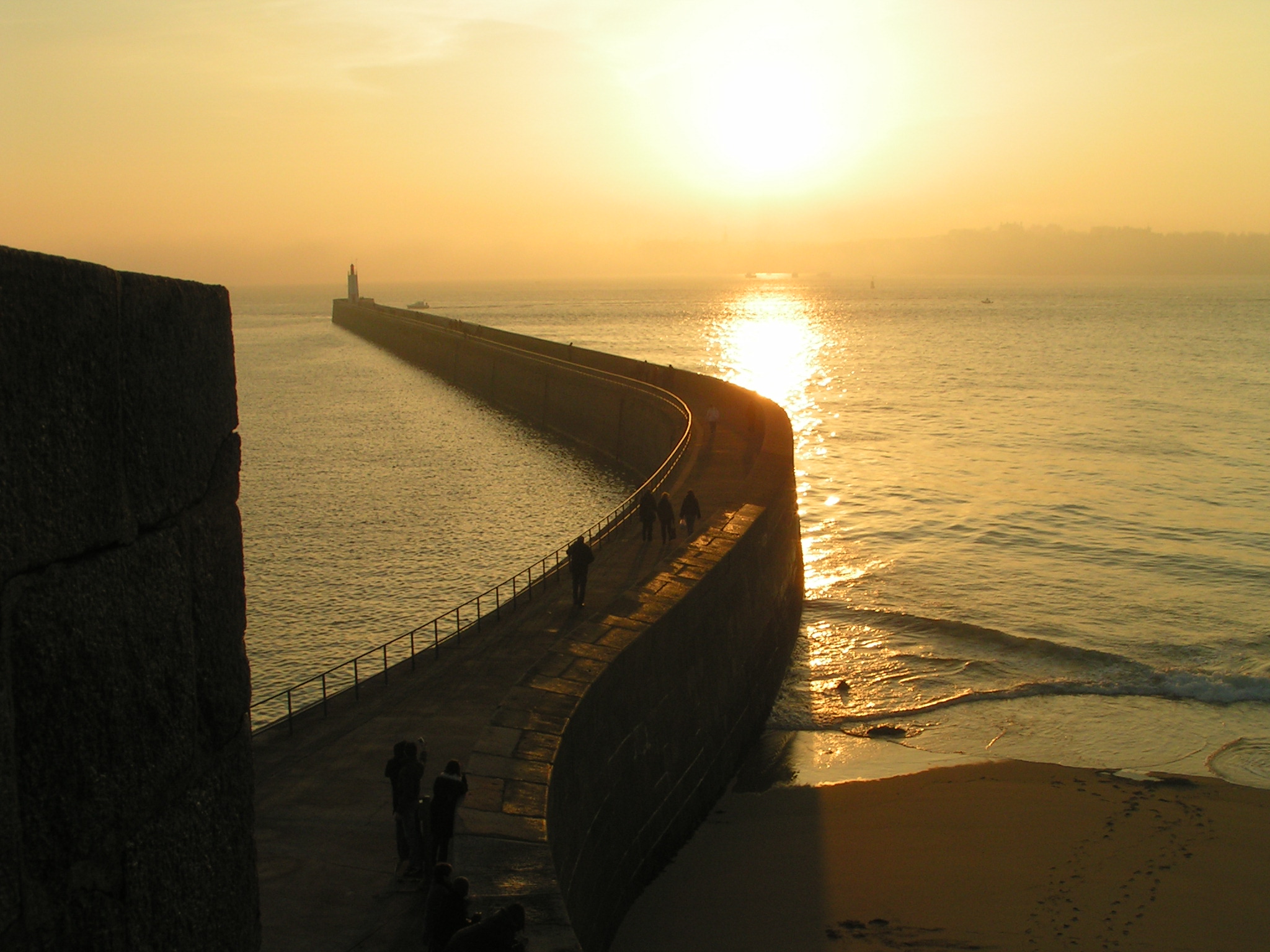 Fond D Ecran Image Coucher De Soleil A St Malo Photo De Brigitte